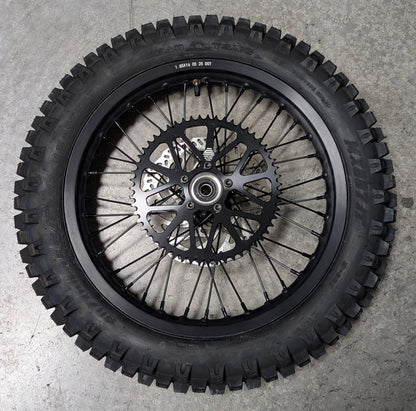 E-Ride Pro SR / 3.0 16" Fatty Rear Wheel & Tire (90/100-16), Black/Straight Pull