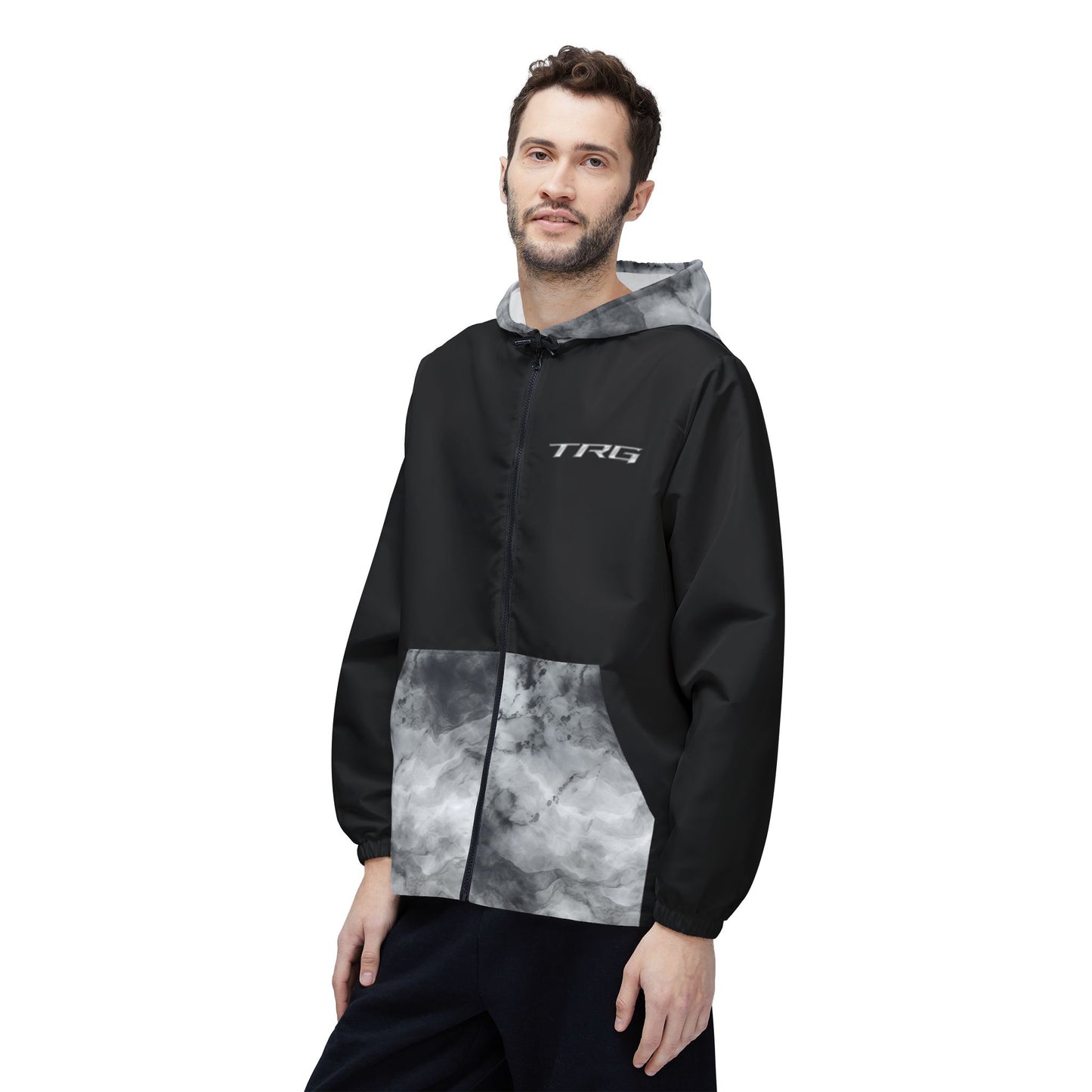 EXT x TRG Windbreaker, Full-Zip, Drawstring Hood