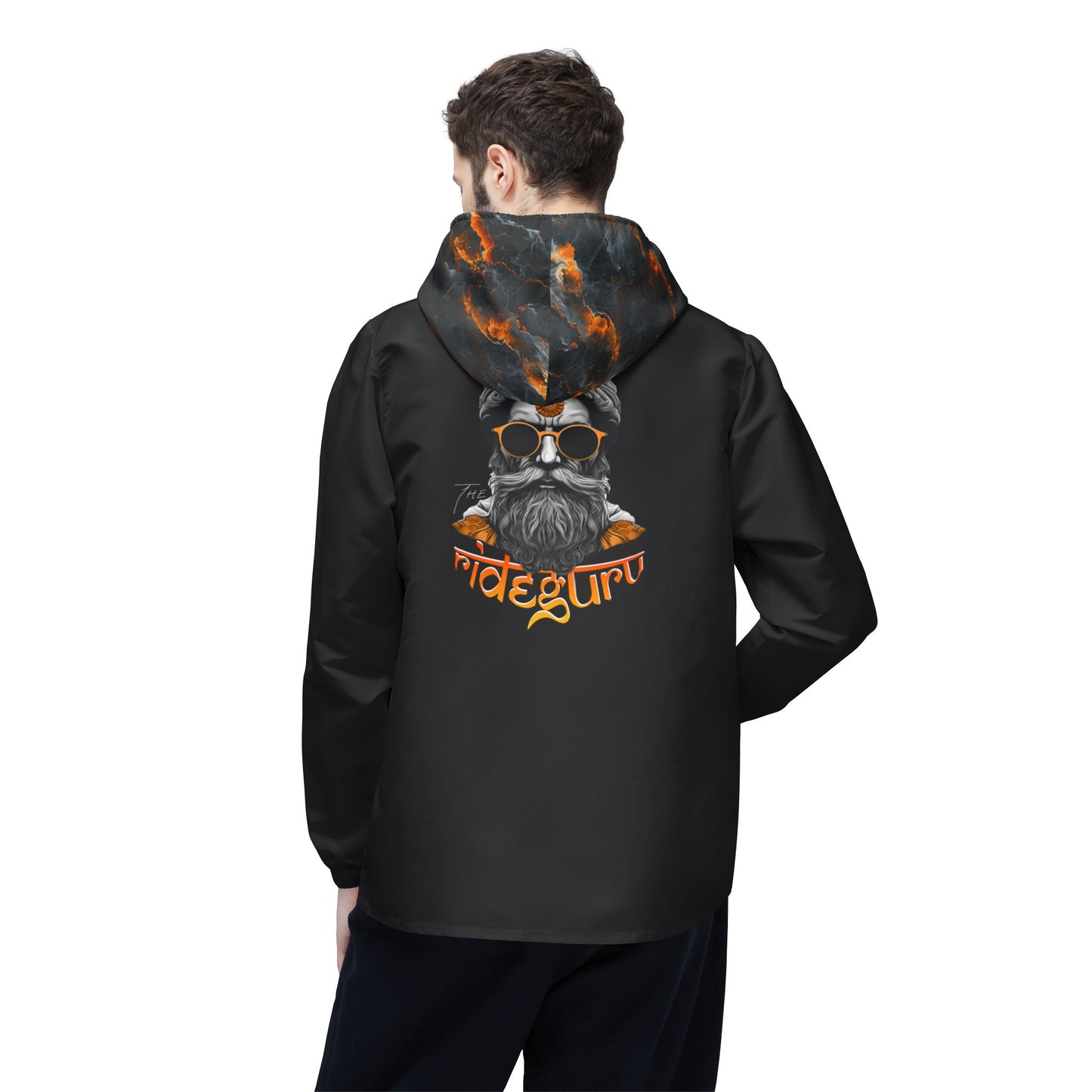 The Ride Guru Windbreaker (Black Fracture)