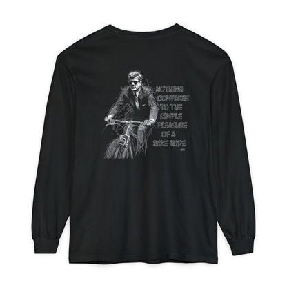 JFK "Legend Series" Long Sleeve Tee — Comfort Colors 6014 (Presidential Black)