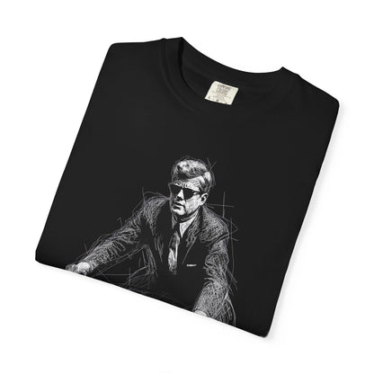 JFK "Legend Series" Tee — Comfort Colors 1717 (Presidential Black)