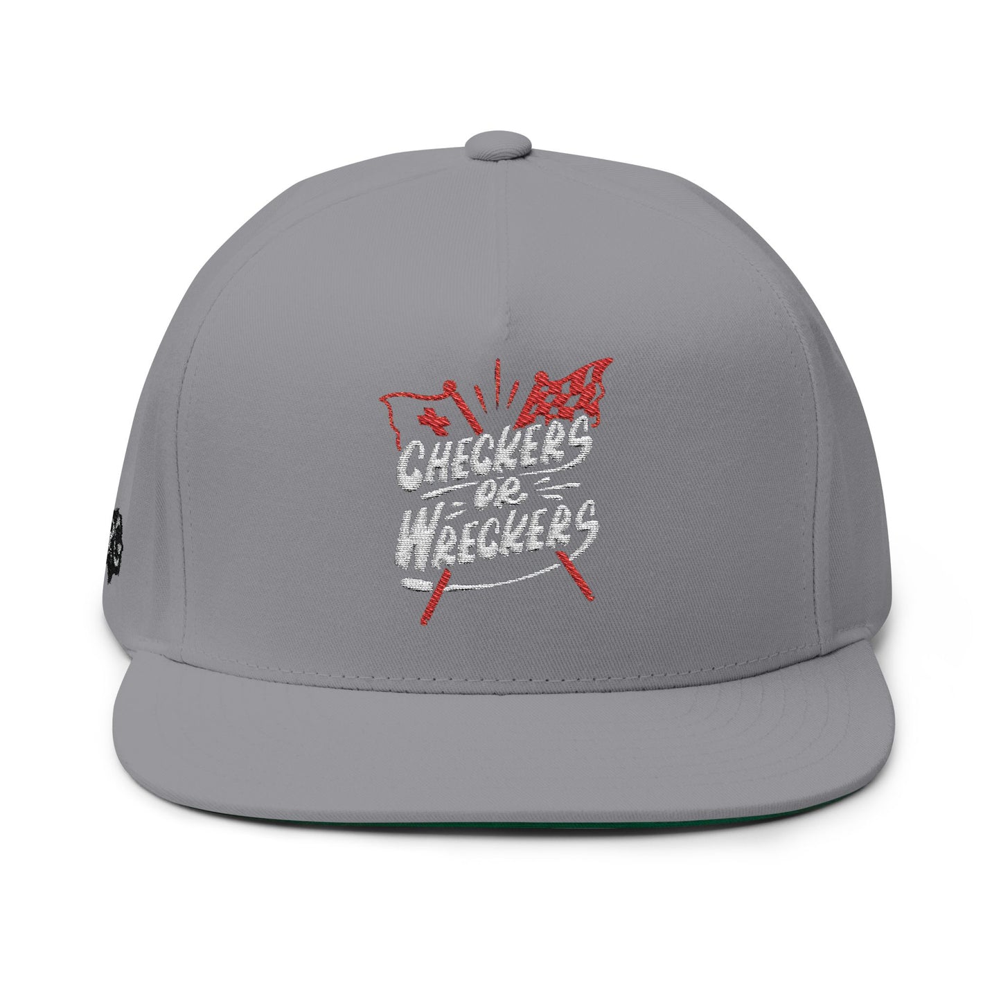 TRG x “Checkers or Wreckers” Snapback Flat-Bill Hat