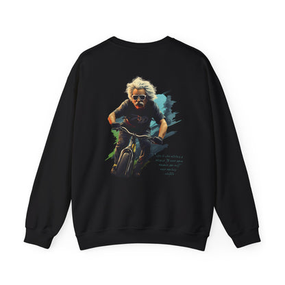 Einstein "Life is like..." Sweatshirt, TRG Front, Large Back Logo w/ Quote