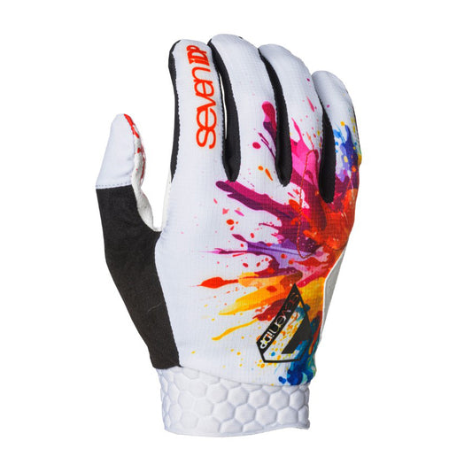 7iDP Ltd Ed Project Gloves, Splatter, White (Multiple Sizes)