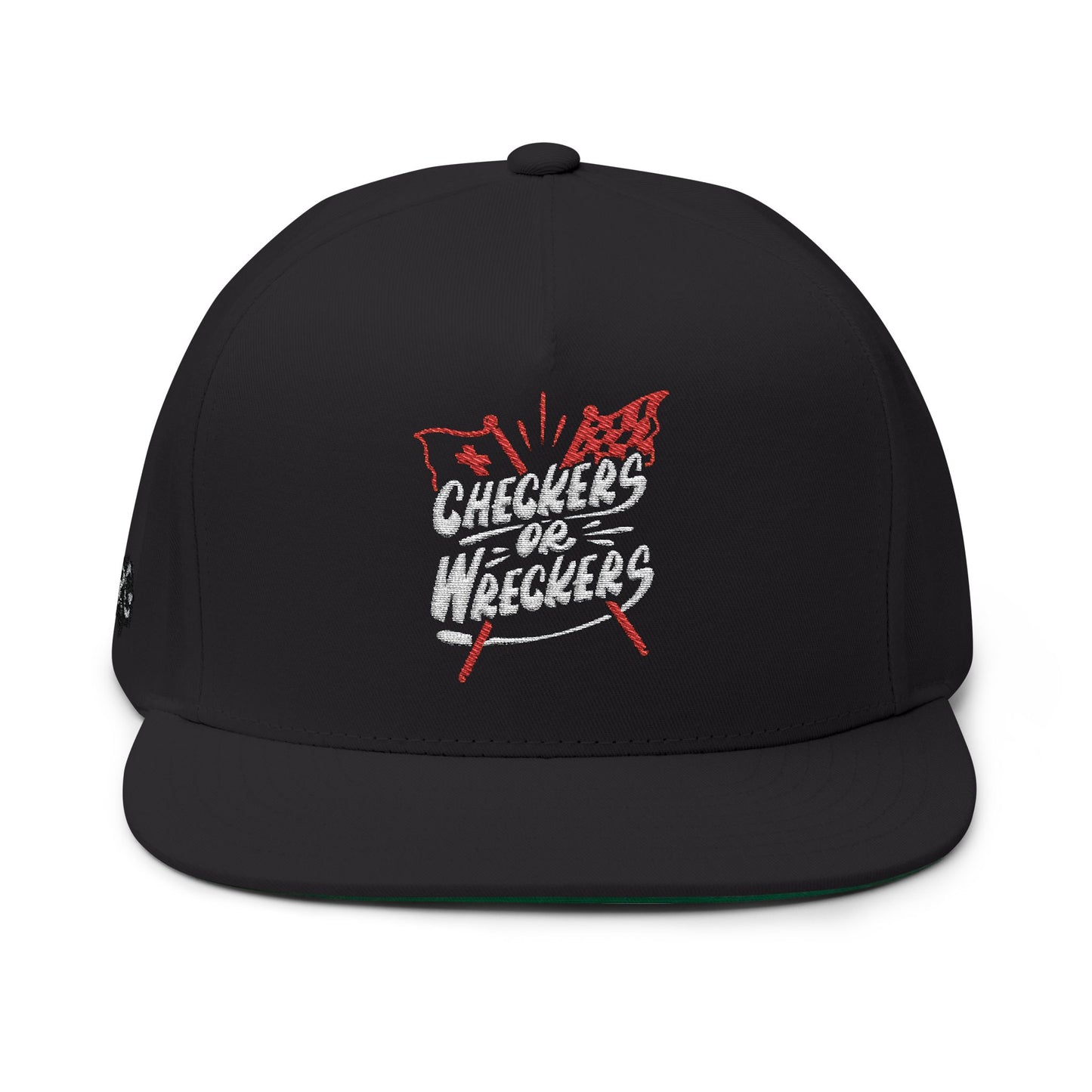 TRG x “Checkers or Wreckers” Snapback Flat-Bill Hat