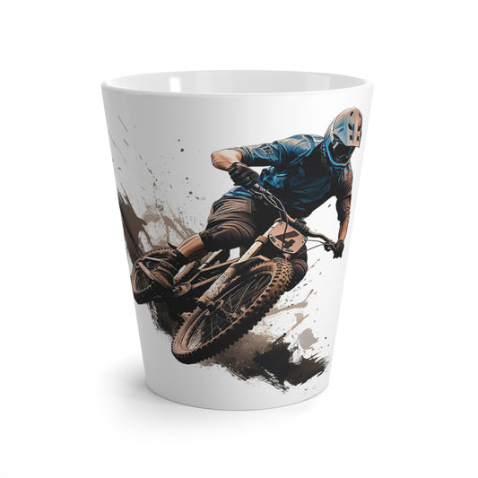 Downhill MTB Latte Mug