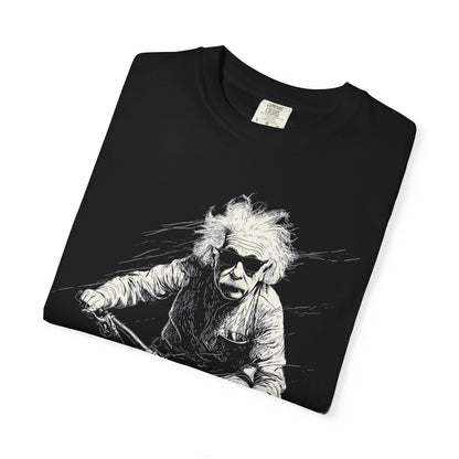 Einstein "Legend Series" Tee — Comfort Colors 1717 (Black / Blue)