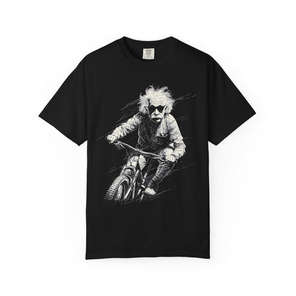 Einstein "Legend Series" Tee — Comfort Colors 1717 (Black / Blue)