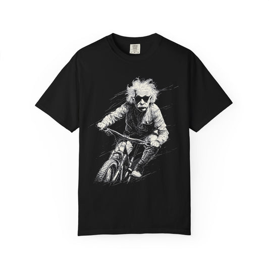 Einstein "Legend Series" Tee — Comfort Colors 1717 (Black / Blue)