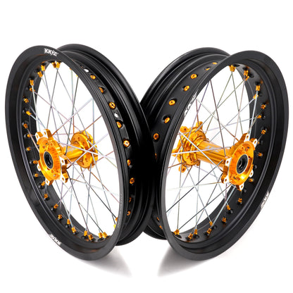 KKE Supermoto 2.5x17" & 3.5x17" e-Moto Wheel Set, Surron Ultra Bee (Multiple Colors)