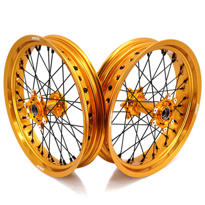 KKE Supermoto 2.5x17" & 3.5x17" e-Moto Wheel Set, Surron Ultra Bee (Multiple Colors)