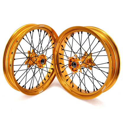 KKE Supermoto 2.5x17" & 3.5x17" e-Moto Wheel Set, Surron Ultra Bee (Multiple Colors)