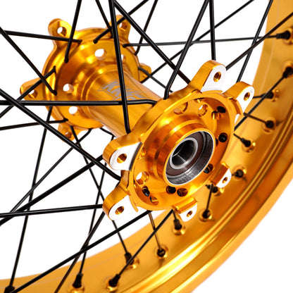 KKE Supermoto 2.5x17" & 3.5x17" e-Moto Wheel Set, Surron Ultra Bee (Multiple Colors)