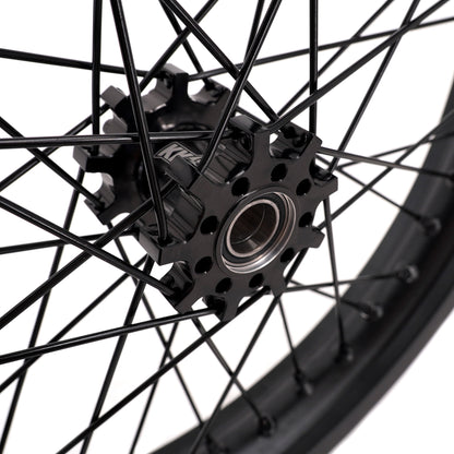 KKE Supermoto Wheelset 2.15*17 & 2.5*17 (Black/Black) Talaria Sting MX3 / R MX4 / x3 (xXx) All Black