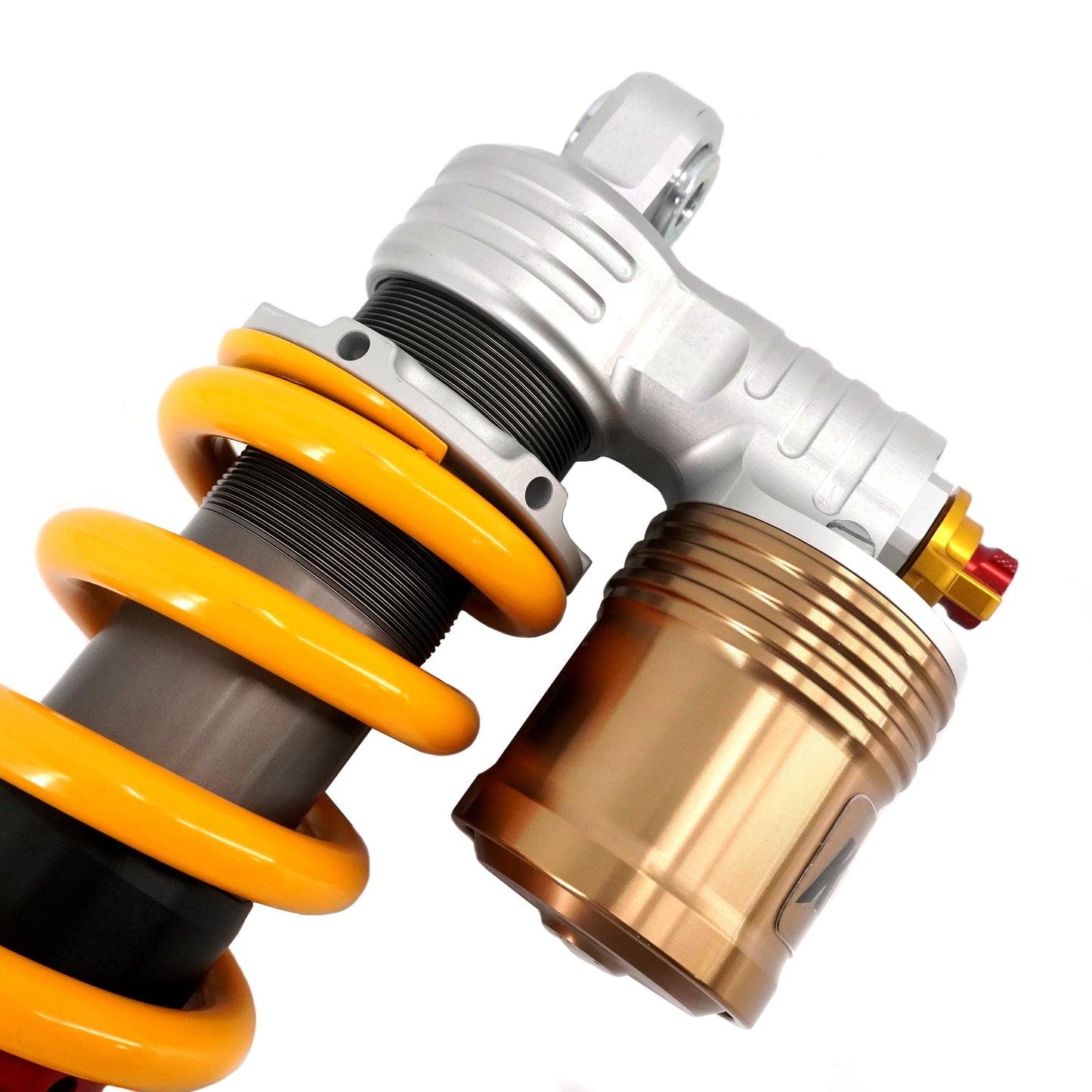KKE Upgraded Rear Coil Shock, 500lb Spring, Black/Silver/Bronze, Surron Ultra Bee