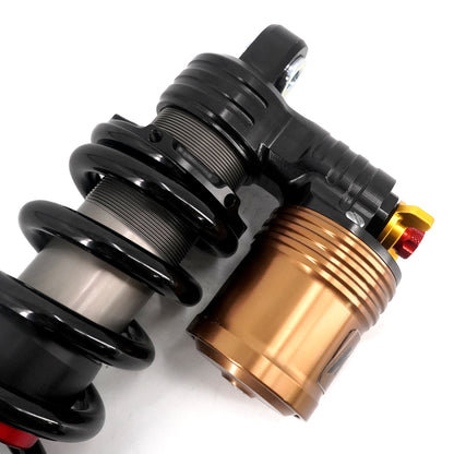KKE Upgraded Rear Coil Shock, 500lb Spring, Black/Silver/Bronze, Surron Ultra Bee