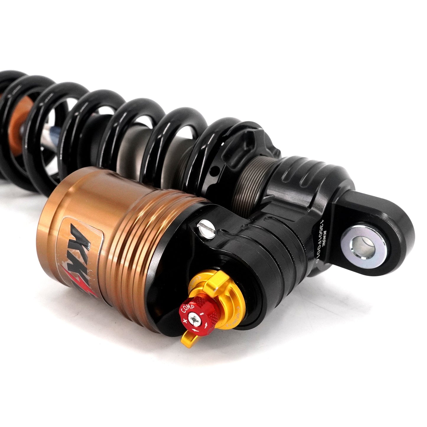 KKE Upgraded Rear Coil Shock, 500lb Spring, Black/Silver/Bronze, Surron Ultra Bee