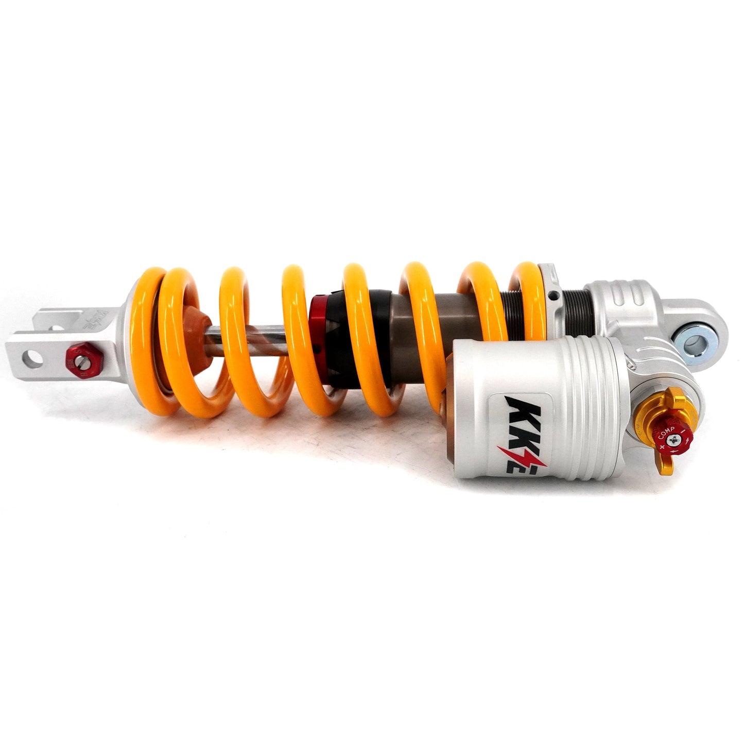 KKE Upgraded Rear Coil Shock, 500lb Spring, Black/Silver/Bronze, Surron Ultra Bee