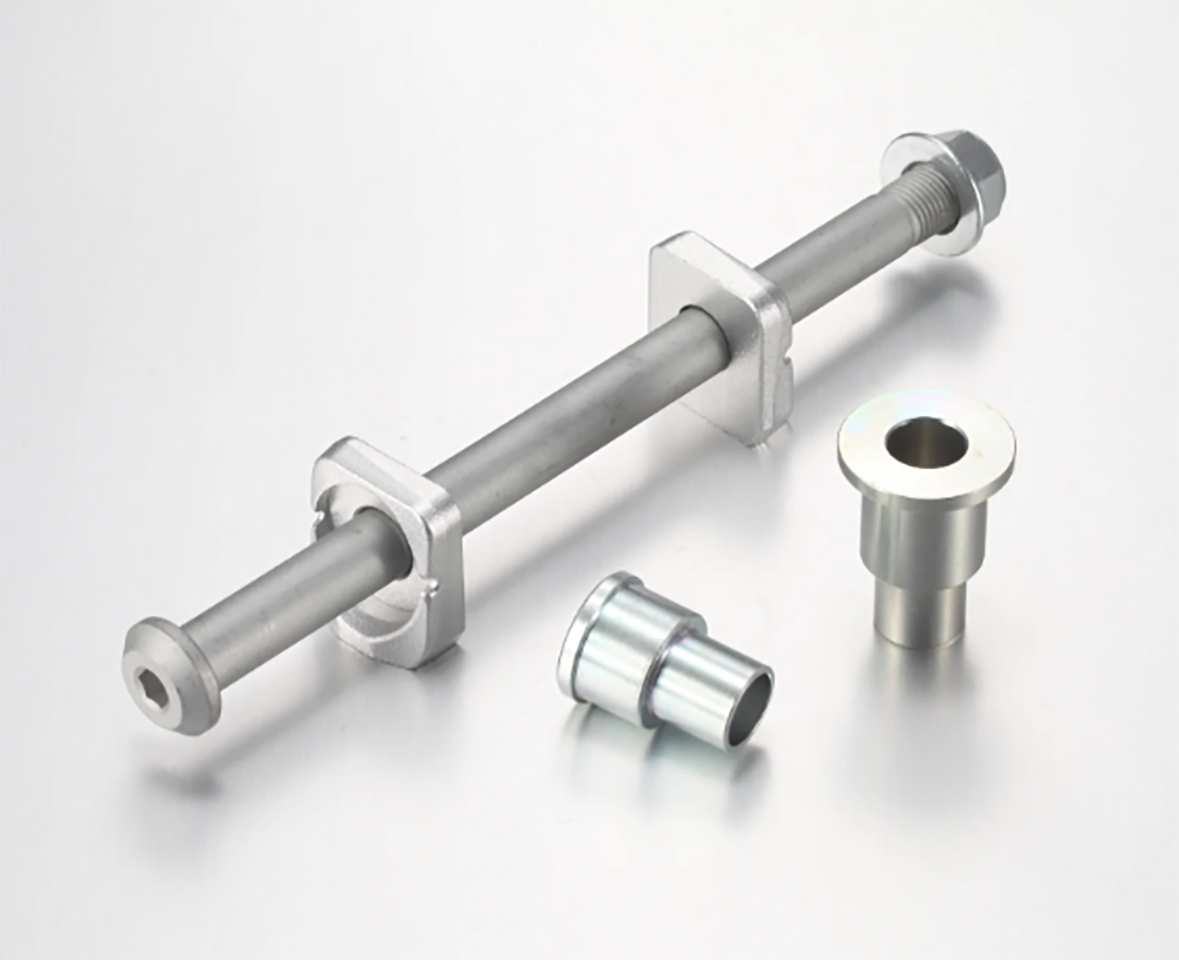 OEM E-Ride Pro SS Rear Axle w/ Blocks and End Caps (M12 x 1.25 x 205mm)