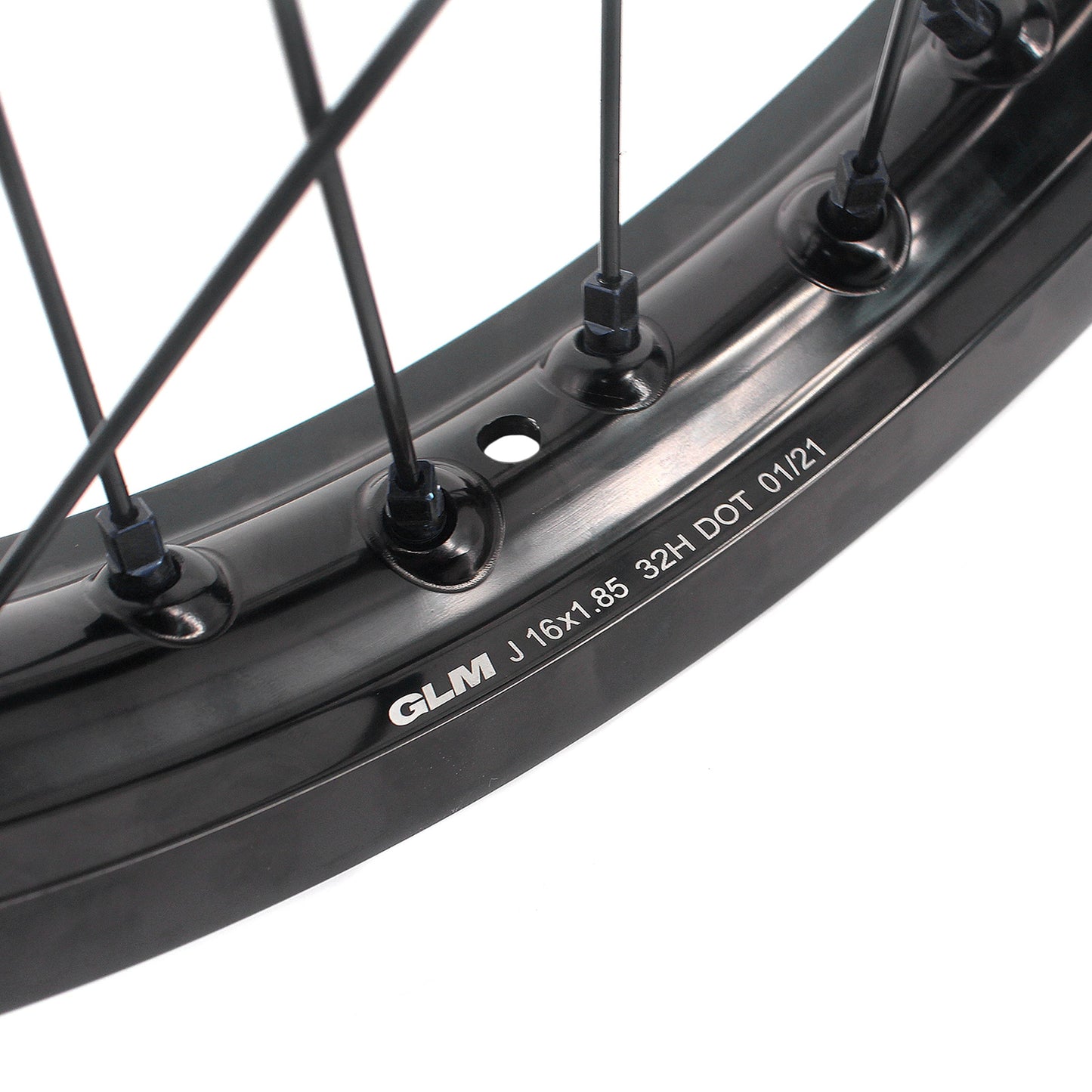 e-Moto 16" Rear Wheel KKE 1.85 x 16, Black/Black (Surron / E-Ride Pro)