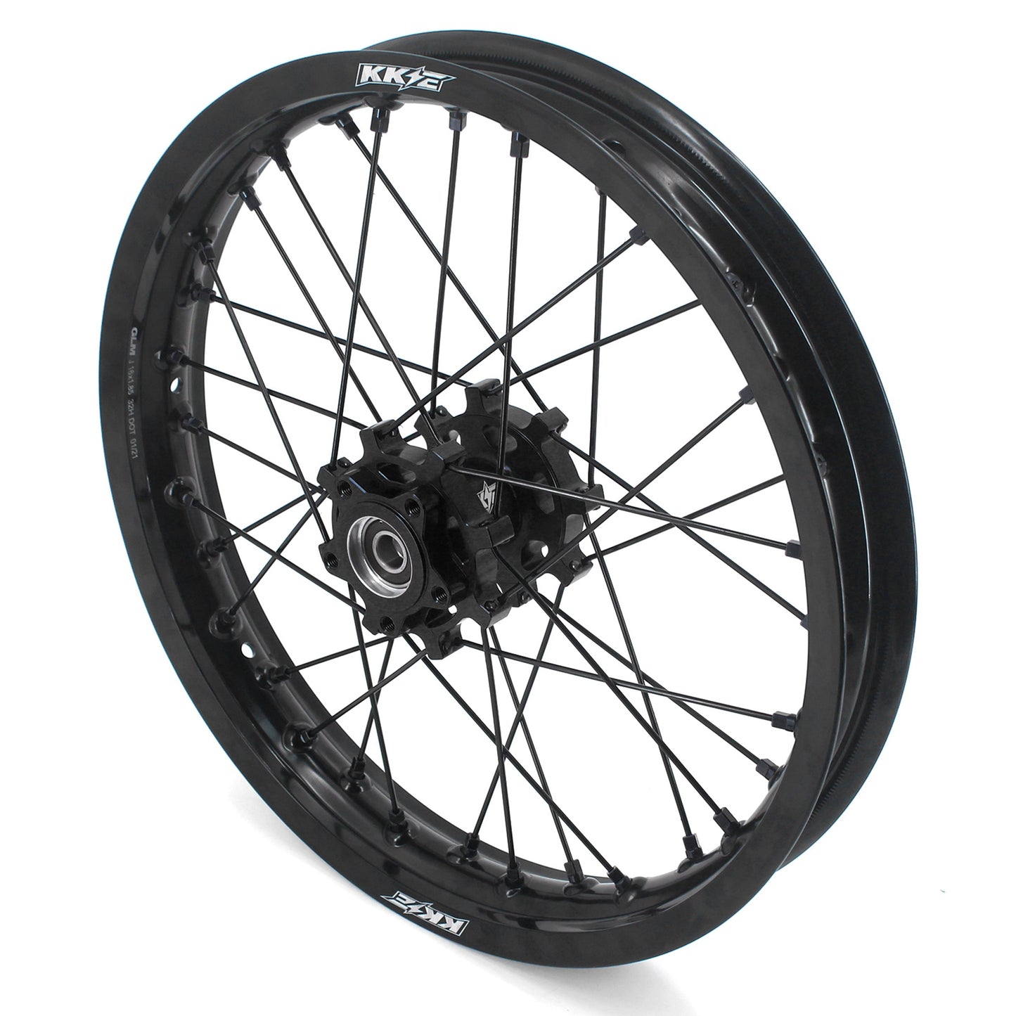 e-Moto 16" Rear Wheel KKE 1.85 x 16, Black/Black (Surron / E-Ride Pro)