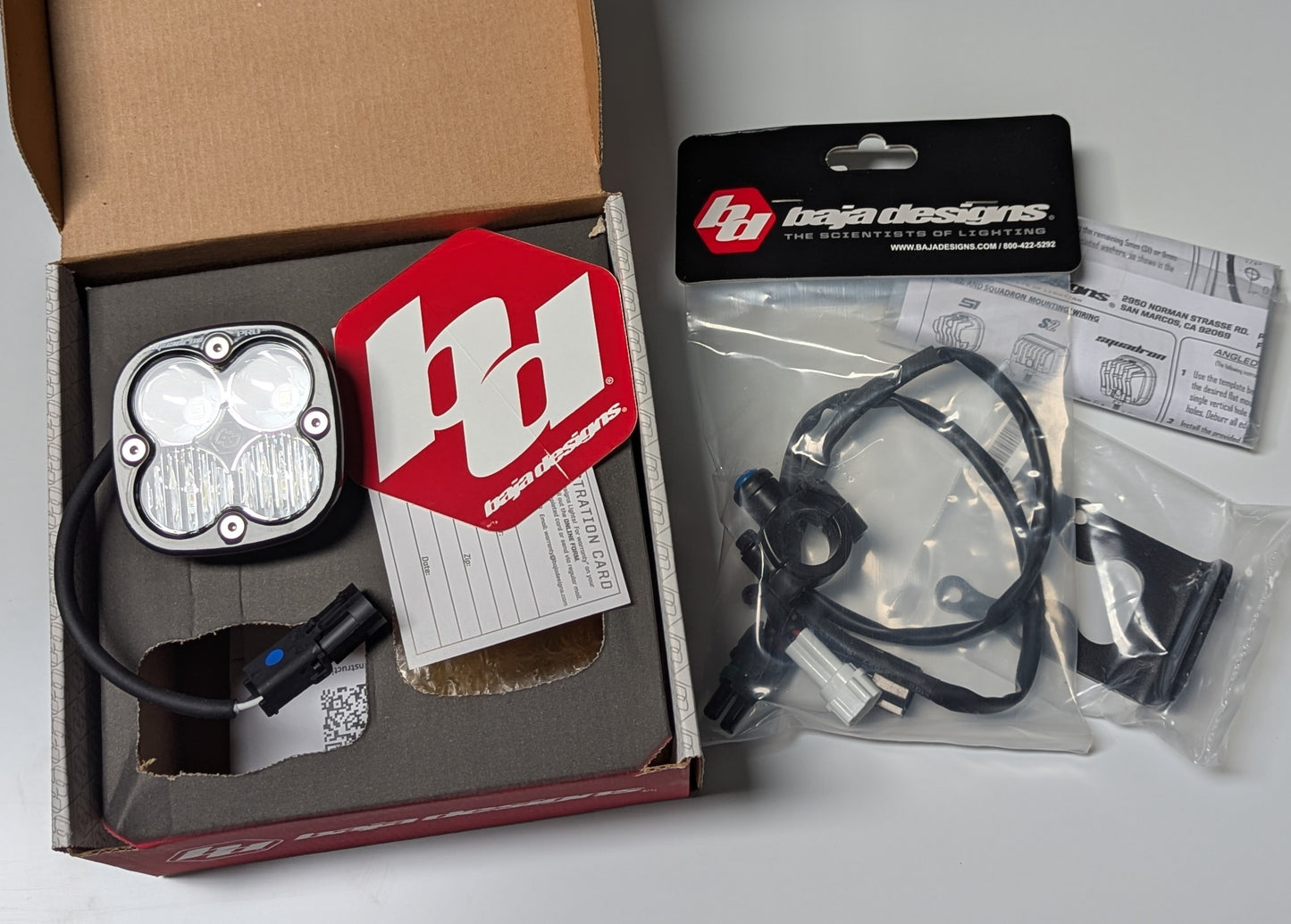 Baja Designs Squadron Pro e-Moto Headlight Kit (Surron, Talaria, E-Ride Pro)