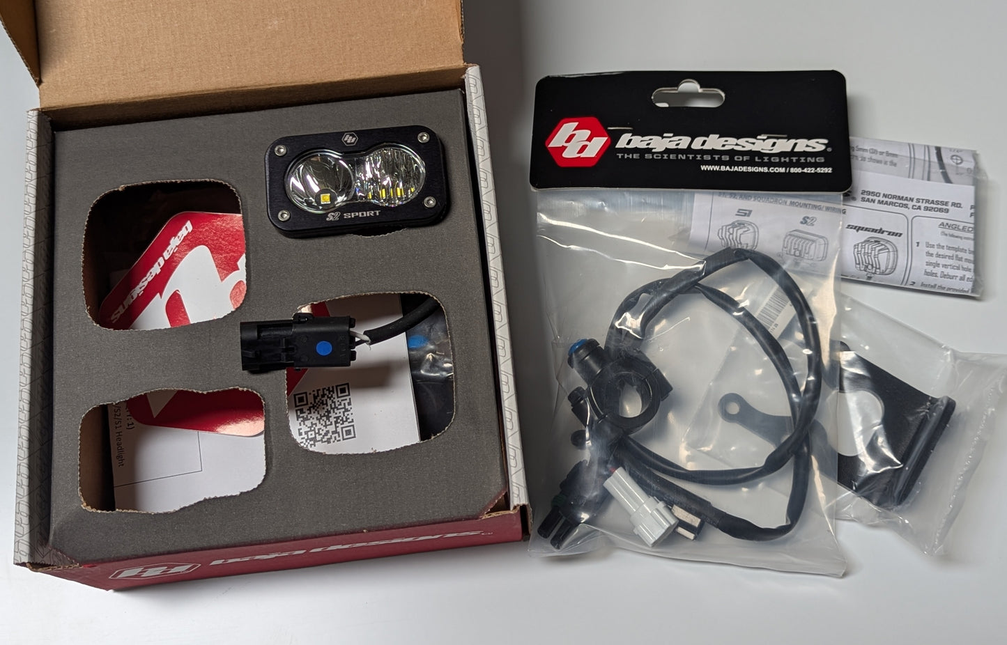 Baja Designs S2 Sport e-Moto Headlight Kit (Surron, Talaria, E-Ride Pro)