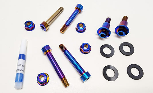 W9 Titanium Suspension Linkage Bolt Kit (LBX)