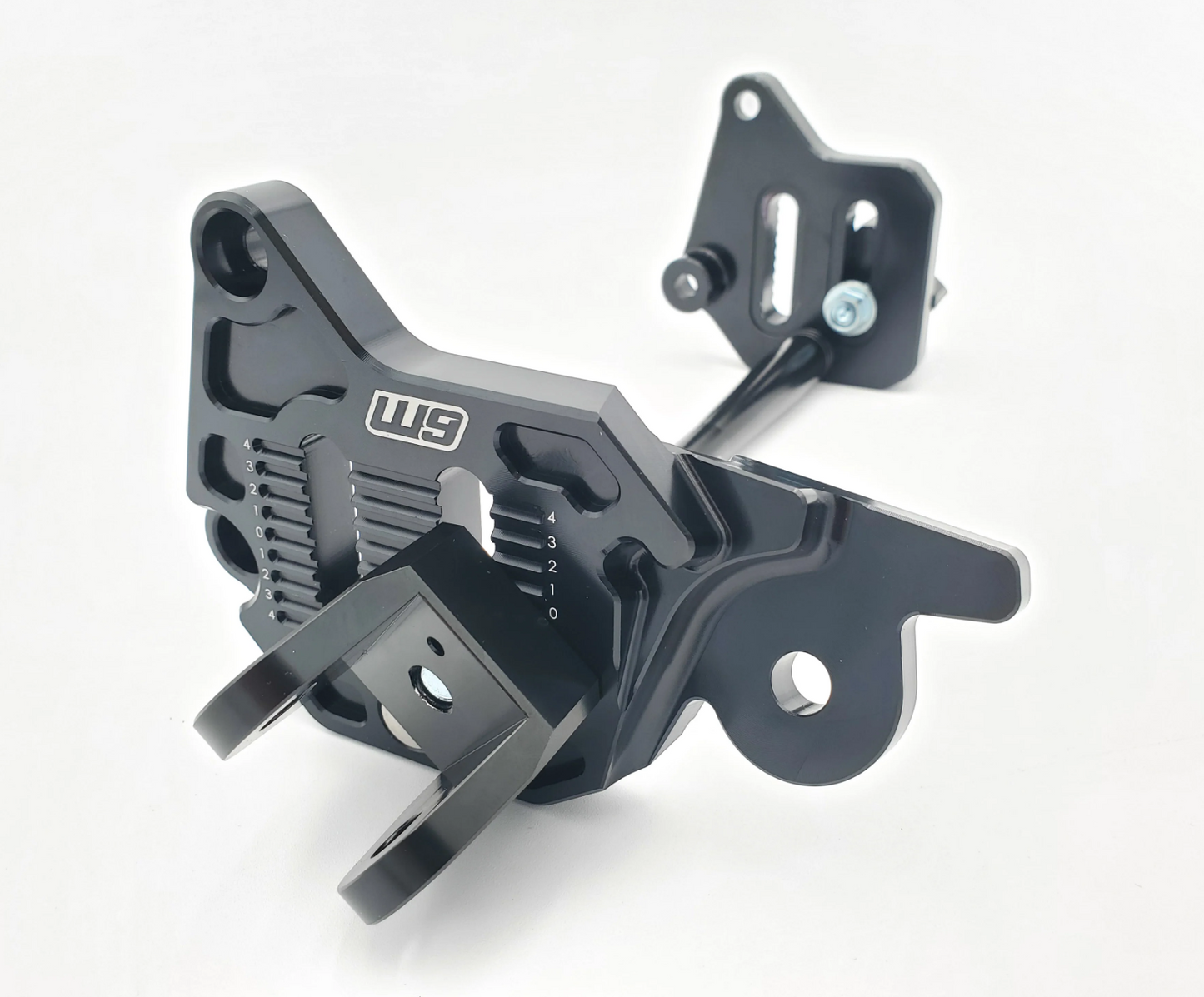 W9 Ultra Bee Foot Peg Mount (Adjustable), Includes Peg Brace + Hardware