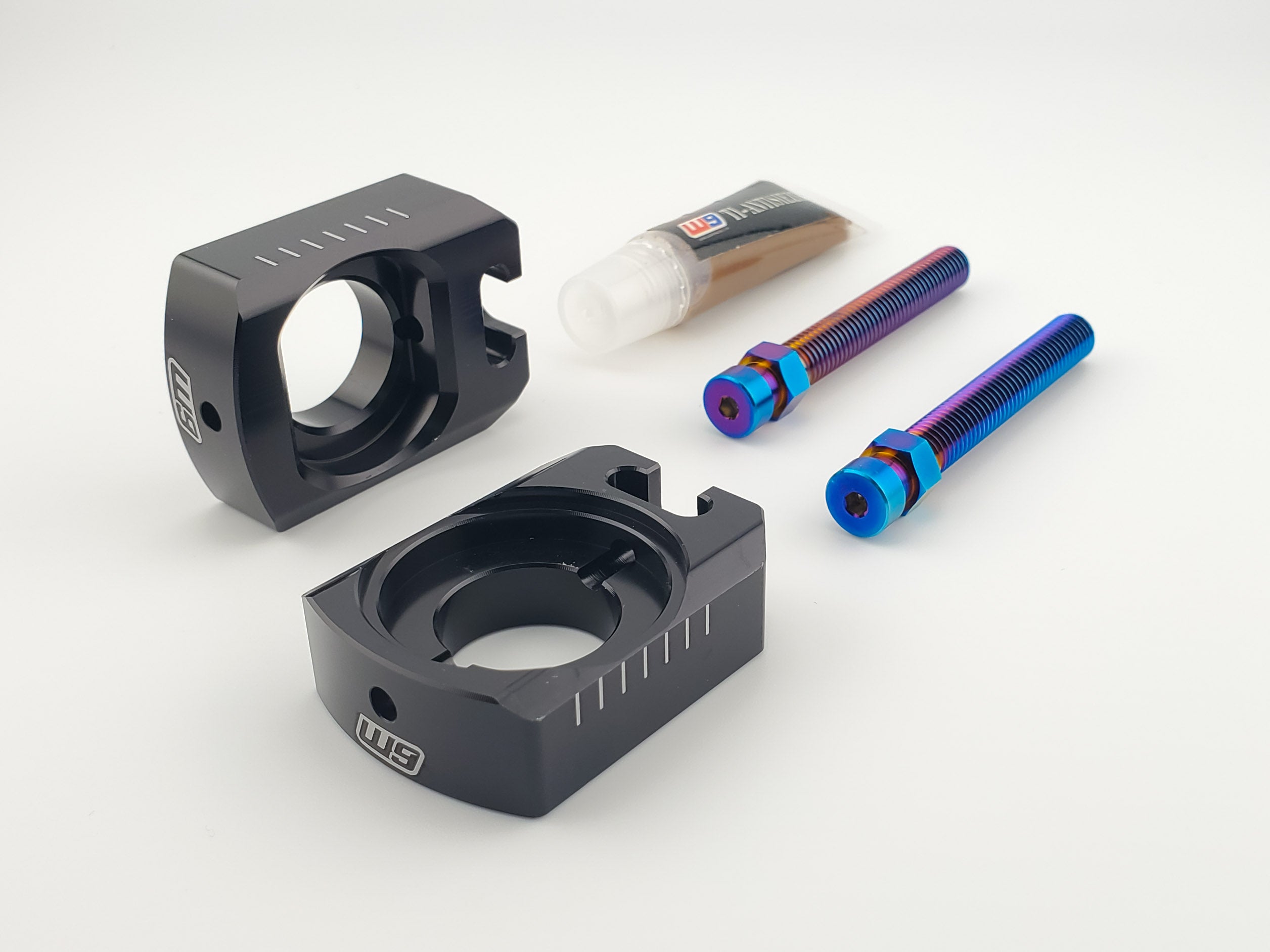 W9 Axle Blocks w/ Ti Hardware (Ultra Bee) – The Ride Guru