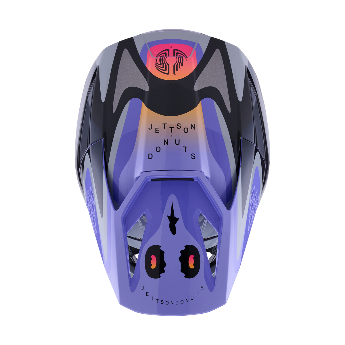 Alpinestars SM3 Full-Face Helmet, EMX/DH, Jettson Edition (Glossy Grey/Purple)