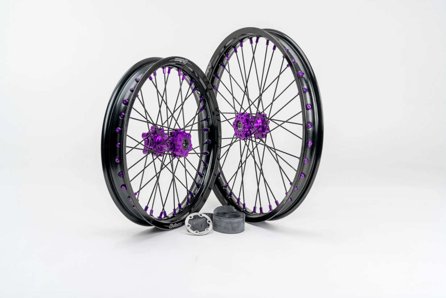 Warp9 Racing e-Moto 19/16 Wheel Set, Multiple Color & Fitment Options (E-Ride,Surron,Talaria,Ventus)
