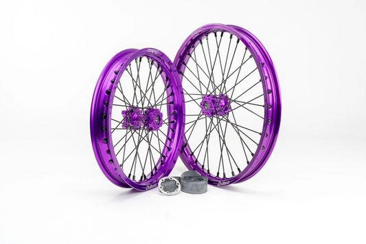 Warp9 Racing e-Moto 19/16 Wheel Set, Multiple Color & Fitment Options (E-Ride,Surron,Talaria,Ventus)